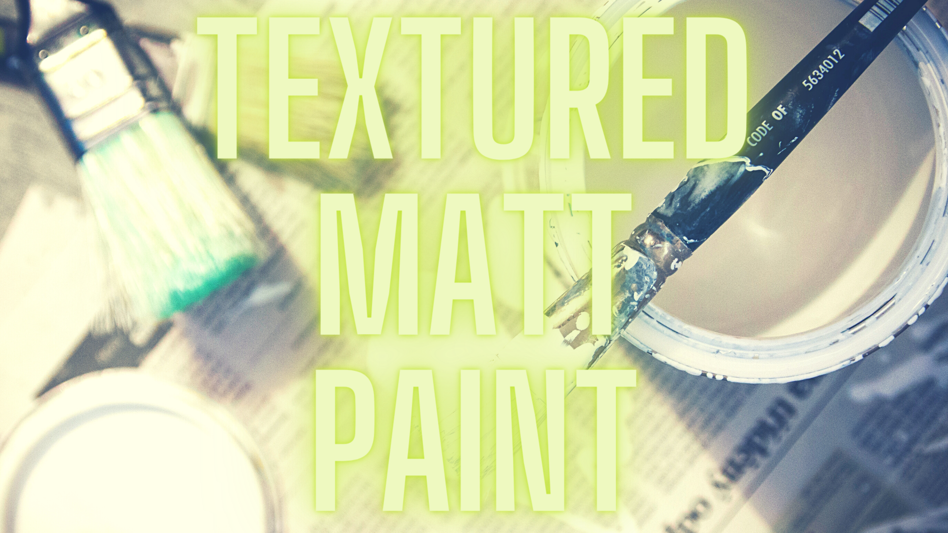 Textured Matt Paint Production